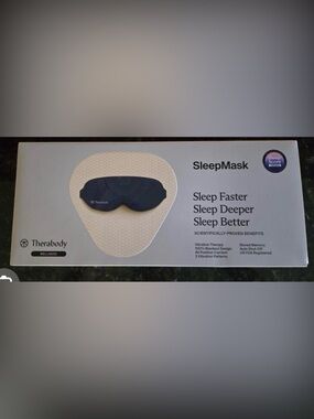 Therabody Black SleepMask Vibration Therapy Eye Mask